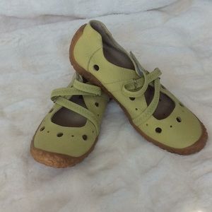 Bernie Mev Lime Green Oreo Flats